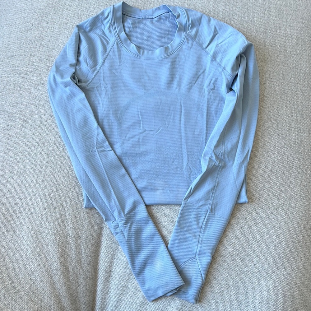 Lulu lemon light blue long sleeve